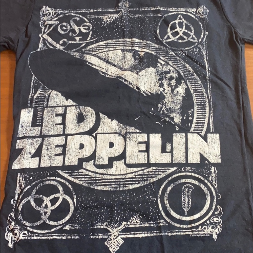 Led Zeppelin shirt Bay Island 90s small